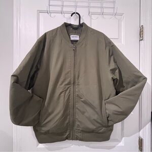 Old Navy Men's Olive Bomber Jacket